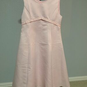Elegant Pink Sleeveless Kids Dress